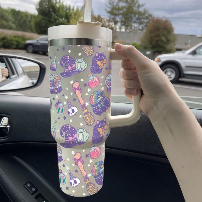 Halloween Custom Stanley Quencher 40Oz Stainless Steel Tumbler