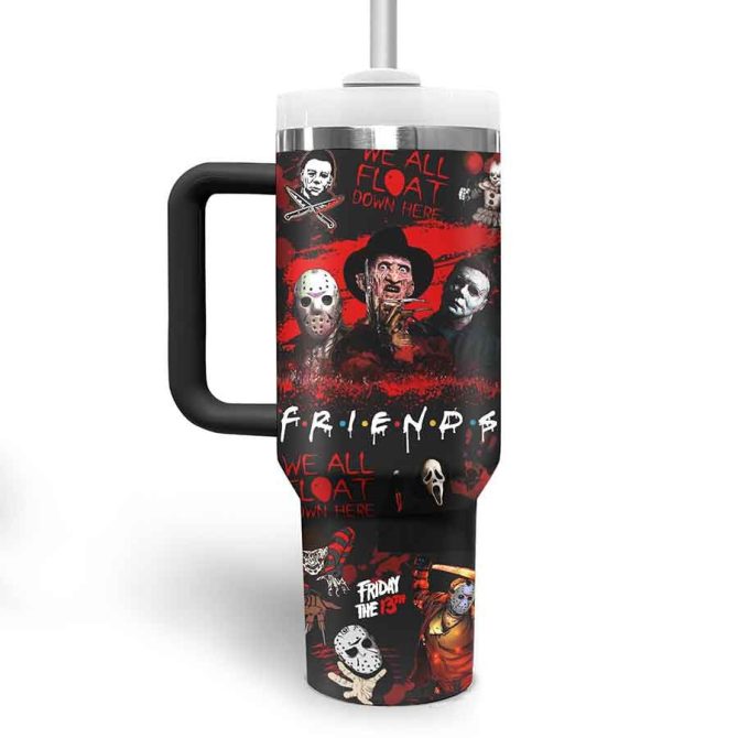 Halloween Friends Tv Series Custom Stanley Quencher 40Oz Stainless Steel Tumbler - Image 2