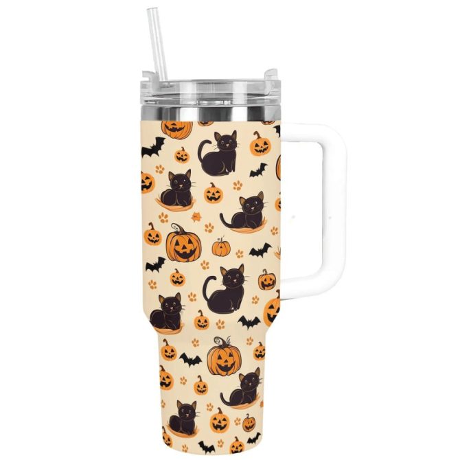 Halloween Magic Custom Stanley Quencher 40Oz Stainless Steel Tumbler With Handle - Image 12