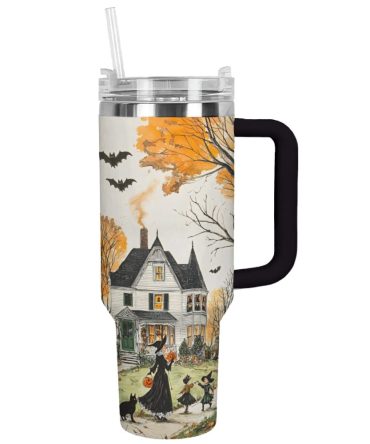Halloween Memory Custom Stanley Quencher 40Oz Stainless Steel Tumbler With Handle