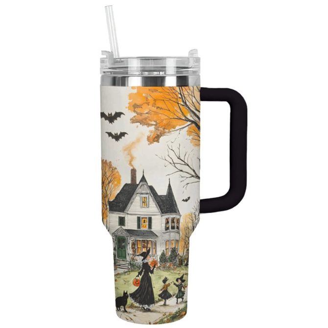 Halloween Memory Custom Stanley Quencher 40Oz Stainless Steel Tumbler With Handle