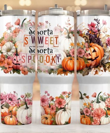 Halloween Pumpkins Custom Stanley Quencher 40Oz Stainless Steel Tumbler