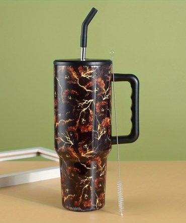 Halloween Skull Custom Stanley Quencher 40Oz Stainless Steel Tumbler With Handle