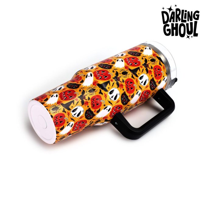 Halloween Spooky Custom Stanley Quencher 40Oz Stainless Steel Tumbler With Handle - Image 4