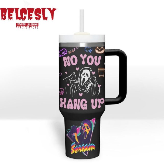Halloween Starbucks Coffee Custom Stanley Quencher 40Oz Stainless Steel Tumbler With Handle - Image 4