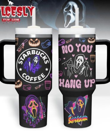 Halloween Starbucks Coffee Custom Stanley Quencher 40Oz Stainless Steel Tumbler With Handle