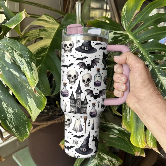 Halloween Witch #8217;S Brew Custom Stanley Quencher 40Oz Stainless Steel Tumbler With Handle - Image 3