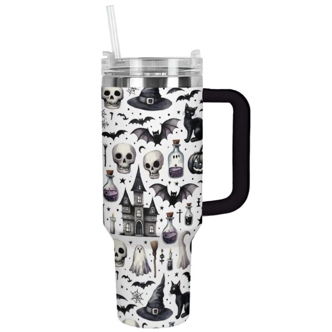 Halloween Witch #8217;S Brew Custom Stanley Quencher 40Oz Stainless Steel Tumbler With Handle