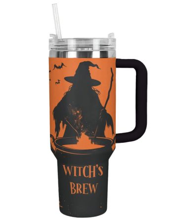 Halloween Witch #8217;S Brew Custom Stanley Quencher 40Oz Stainless Steel Tumbler With Handle