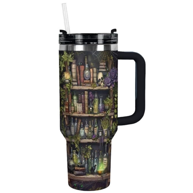 Halloween Witch #8217;S Potion Custom Stanley Quencher 40Oz Stainless Steel Tumbler With Handle - Image 11