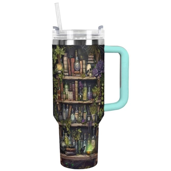 Halloween Witch #8217;S Potion Custom Stanley Quencher 40Oz Stainless Steel Tumbler With Handle - Image 12