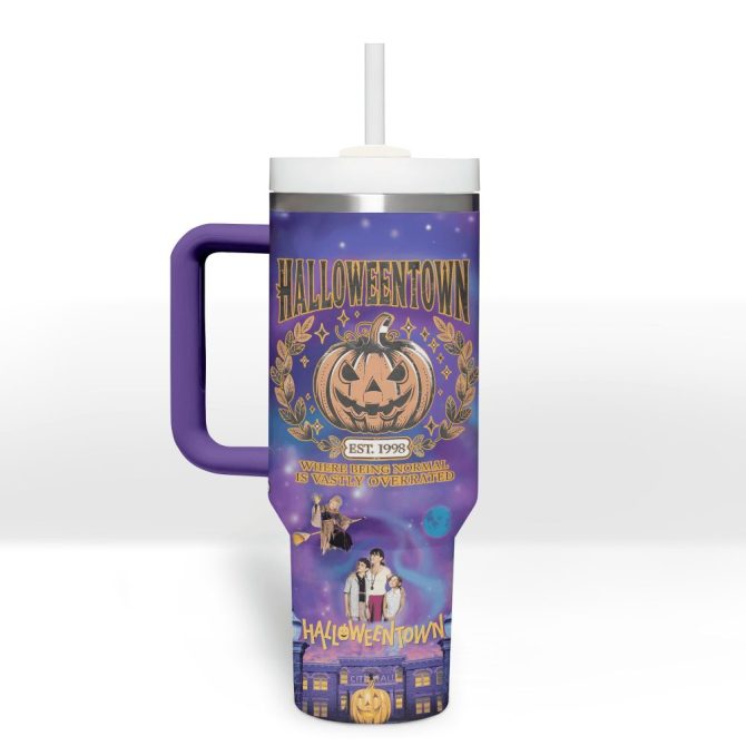 Halloweentown Tv Series Custom Stanley Quencher 40Oz Stainless Steel Tumbler With Handle - Image 2