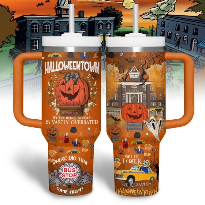 Halloweentown Tv Series Custom Stanley Quencher 40Oz Stainless Steel Tumbler