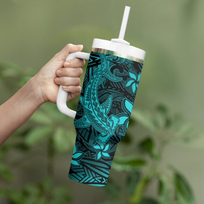 Hammerhead Shark Custom Stanley Quencher 40Oz Stainless Steel Tumbler - Image 4