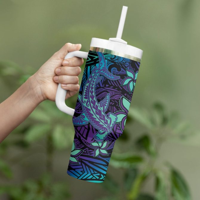 Hammerhead Shark Custom Stanley Quencher 40Oz Stainless Steel Tumbler - Image 4