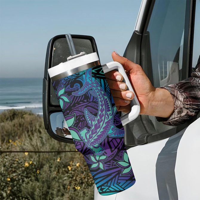 Hammerhead Shark Custom Stanley Quencher 40Oz Stainless Steel Tumbler - Image 8