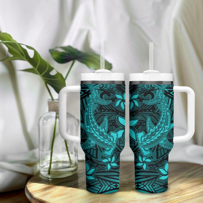 Hammerhead Shark Custom Stanley Quencher 40Oz Stainless Steel Tumbler - Image 10