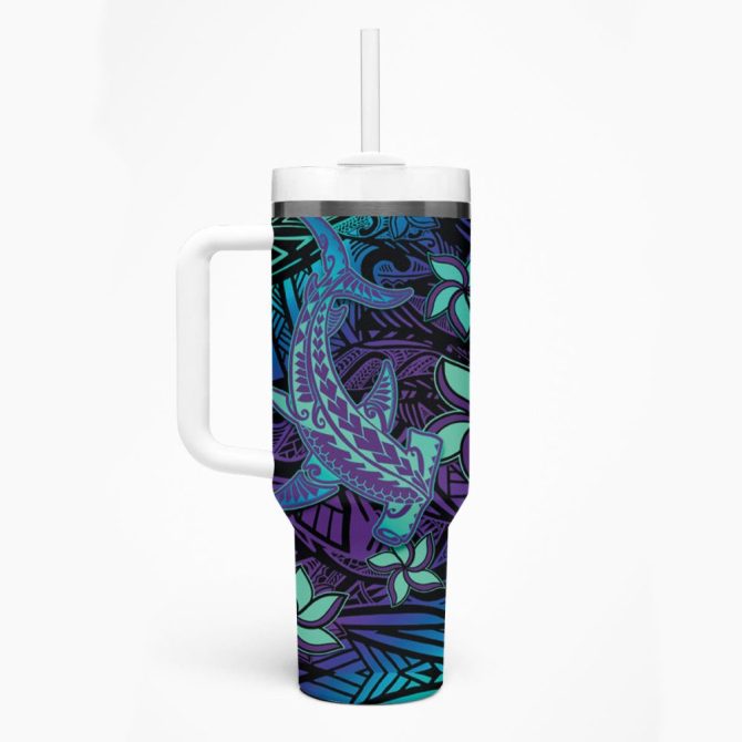 Hammerhead Shark Custom Stanley Quencher 40Oz Stainless Steel Tumbler - Image 2