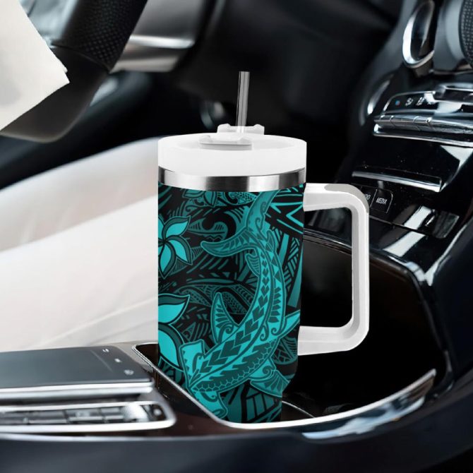 Hammerhead Shark Custom Stanley Quencher 40Oz Stainless Steel Tumbler - Image 9