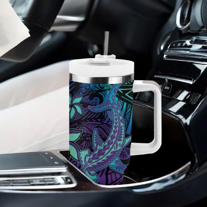 Hammerhead Shark Custom Stanley Quencher 40Oz Stainless Steel Tumbler - Image 9