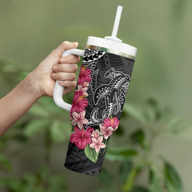 Hammerhead Shark Custom Stanley Quencher 40Oz Stainless Steel Tumbler - Image 4