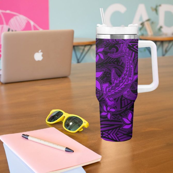 Hammerhead Shark Custom Stanley Quencher 40Oz Stainless Steel Tumbler - Image 6
