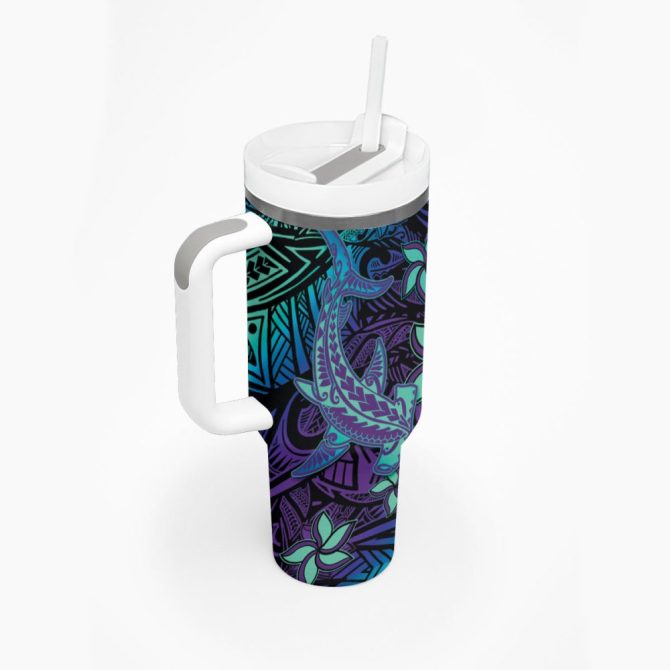 Hammerhead Shark Custom Stanley Quencher 40Oz Stainless Steel Tumbler - Image 3