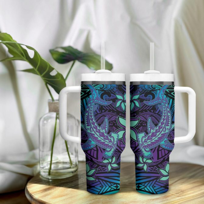 Hammerhead Shark Custom Stanley Quencher 40Oz Stainless Steel Tumbler - Image 10