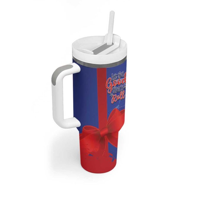 Happy Boxing Day Australia Let The Good Time Roll! Custom Stanley Quencher 40Oz Stainless Steel Tumbler With Handle - Image 3