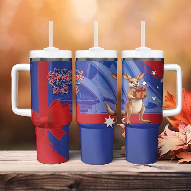 Happy Boxing Day Australia Let The Good Time Roll! Custom Stanley Quencher 40Oz Stainless Steel Tumbler With Handle