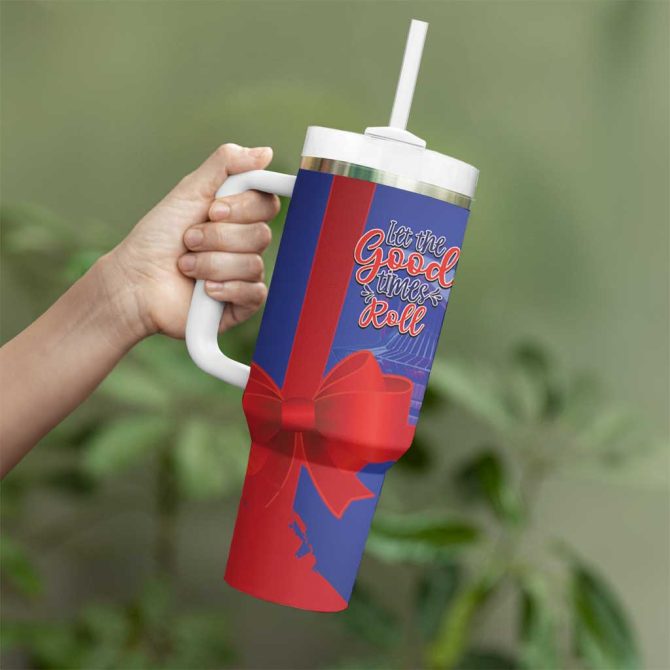 Happy Boxing Day Australia Let The Good Time Roll! Custom Stanley Quencher 40Oz Stainless Steel Tumbler With Handle - Image 4