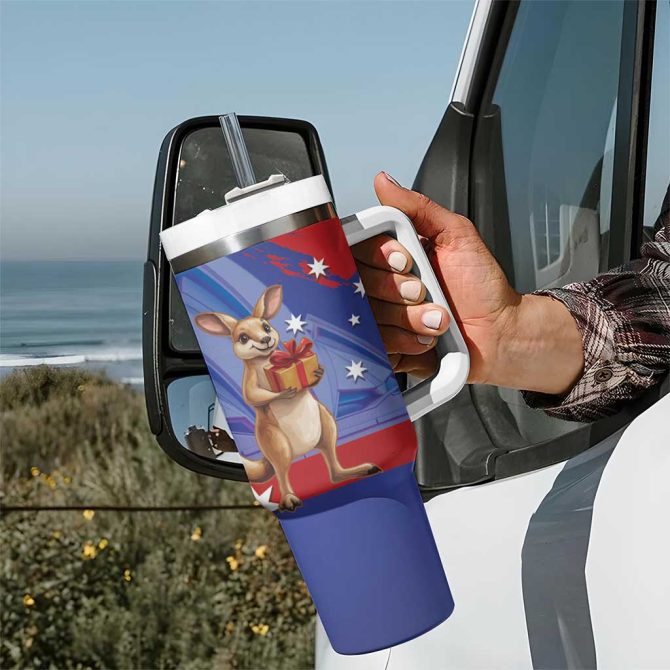 Happy Boxing Day Australia Let The Good Time Roll! Custom Stanley Quencher 40Oz Stainless Steel Tumbler With Handle - Image 7