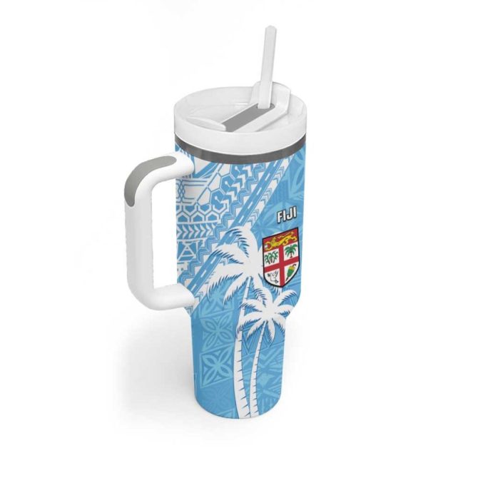 Happy Malampa Fiji Day Half Mix Custom Stanley Quencher 40Oz Stainless Steel Tumbler With Handle - Image 2