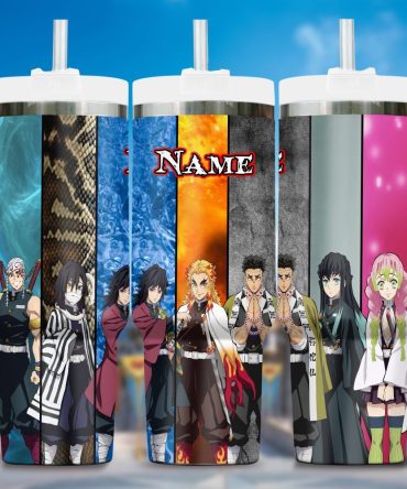 Hashiras Demon Slayer Anime Kimetsu No Yaiba Anime Custom Stanley Quencher 40Oz Stainless Steel Tumbler