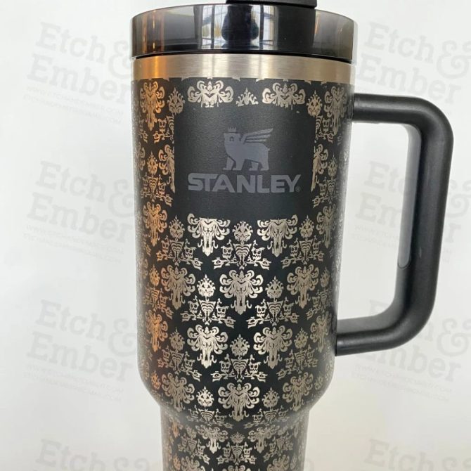 Haunted Mansion Custom Stanley Quencher 40Oz Stainless Steel Tumbler