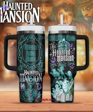 Haunted Mansion Movies Custom Stanley Quencher 40Oz Stainless Steel Tumbler With Handle
