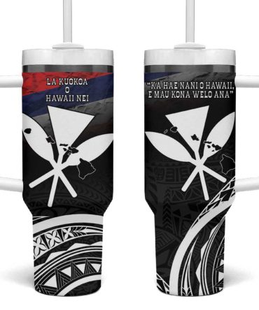 Hawaii Independence Day La Kuokoa Happy 28Th November Custom Stanley Quencher 40Oz Stainless Steel Tumbler With Handle