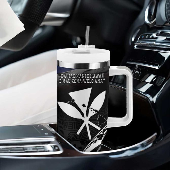 Hawaii Independence Day La Kuokoa Happy 28Th November Custom Stanley Quencher 40Oz Stainless Steel Tumbler With Handle - Image 8