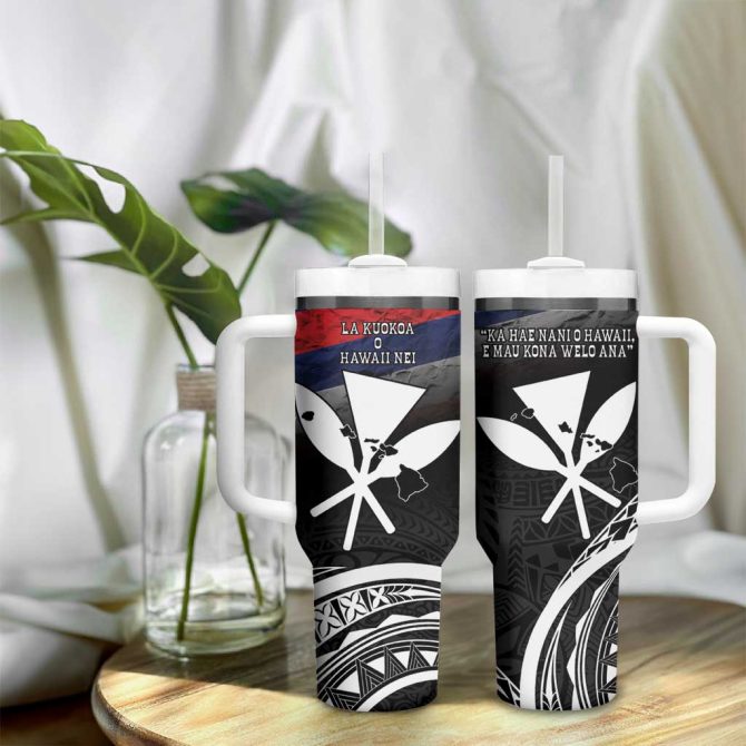 Hawaii Independence Day La Kuokoa Happy 28Th November Custom Stanley Quencher 40Oz Stainless Steel Tumbler With Handle - Image 9