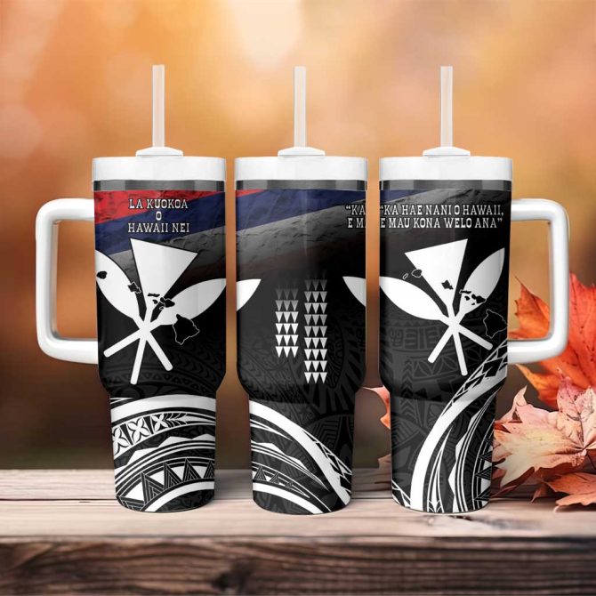 Hawaii Independence Day La Kuokoa Happy 28Th November Custom Stanley Quencher 40Oz Stainless Steel Tumbler With Handle - Image 4