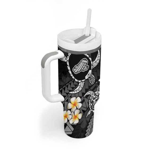 Hawaii Kahoolawe Islands Pacific Plumeria Custom Stanley Quencher 40Oz Stainless Steel Tumbler - Image 2