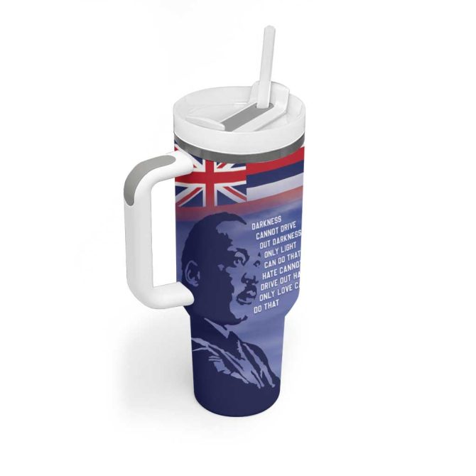 Hawaii Mlk Day Custom Stanley Quencher 40Oz Stainless Steel Tumbler With Handle - Image 2