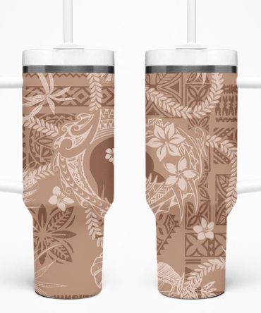 Hawaii Plumeria Flowers Custom Stanley Quencher 40Oz Stainless Steel Tumbler