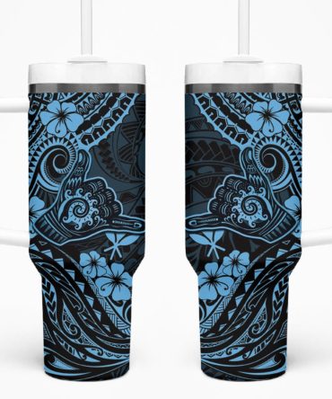 Hawaii Shaka Sign Custom Stanley Quencher 40Oz Stainless Steel Tumbler