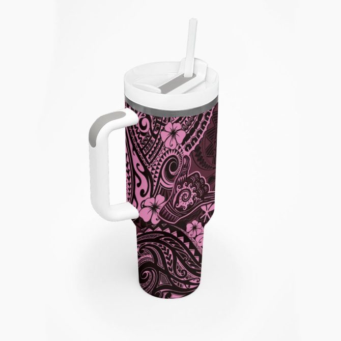 Hawaii Shaka Sign Custom Stanley Quencher 40Oz Stainless Steel Tumbler - Image 3