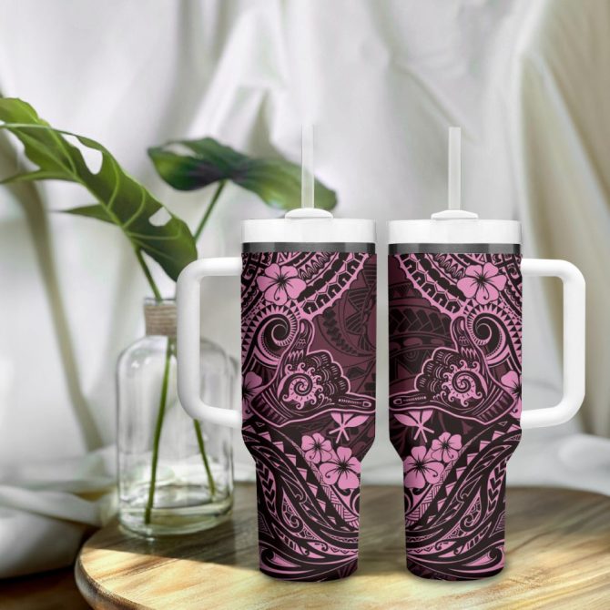 Hawaii Shaka Sign Custom Stanley Quencher 40Oz Stainless Steel Tumbler - Image 10