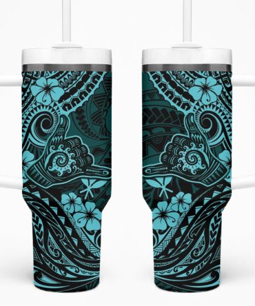 Hawaii Shaka Sign Custom Stanley Quencher 40Oz Stainless Steel Tumbler