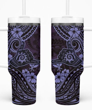 Hawaii Shaka Sign Custom Stanley Quencher 40Oz Stainless Steel Tumbler