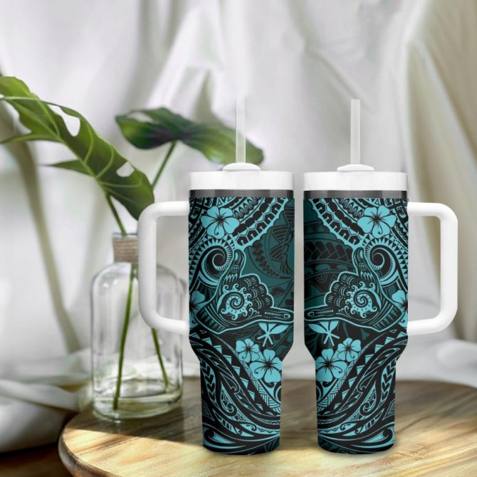 Hawaii Shaka Sign Custom Stanley Quencher 40Oz Stainless Steel Tumbler - Image 10