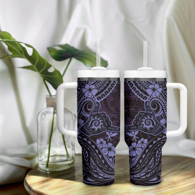 Hawaii Shaka Sign Custom Stanley Quencher 40Oz Stainless Steel Tumbler - Image 10